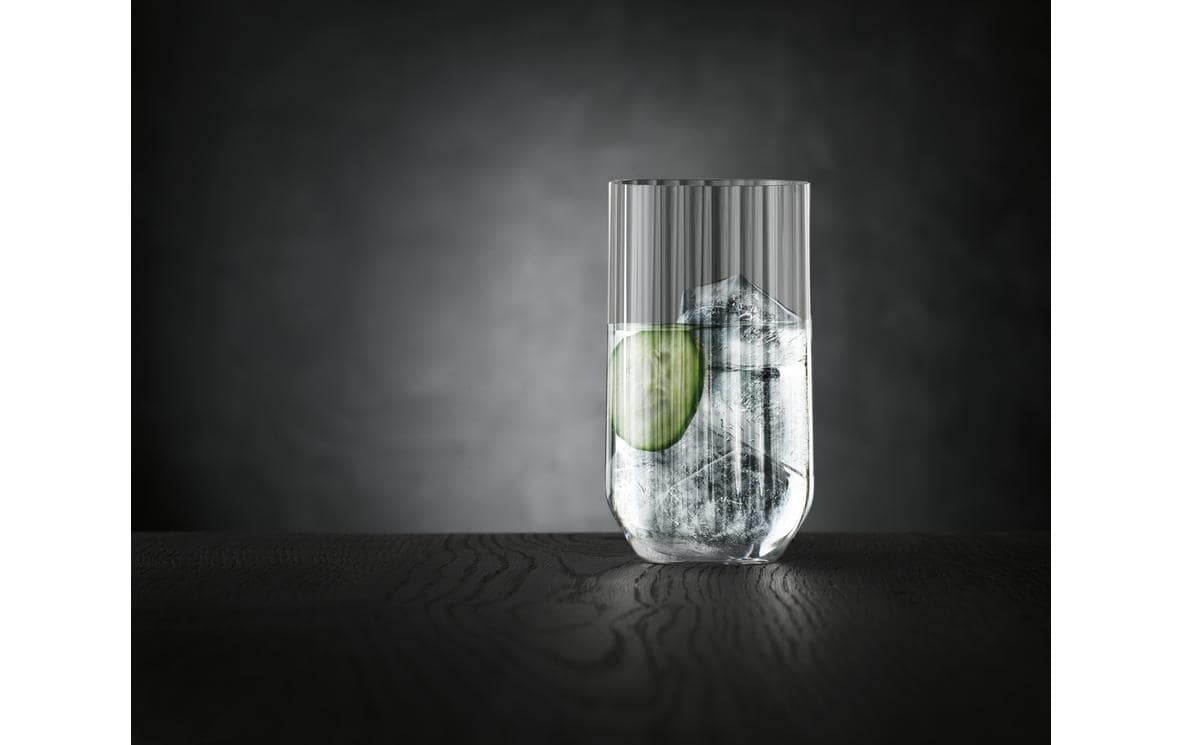 Cocktailglas Linear 445 ml, 4 Stück, TransparentElegantes Longdrinkglas-Set