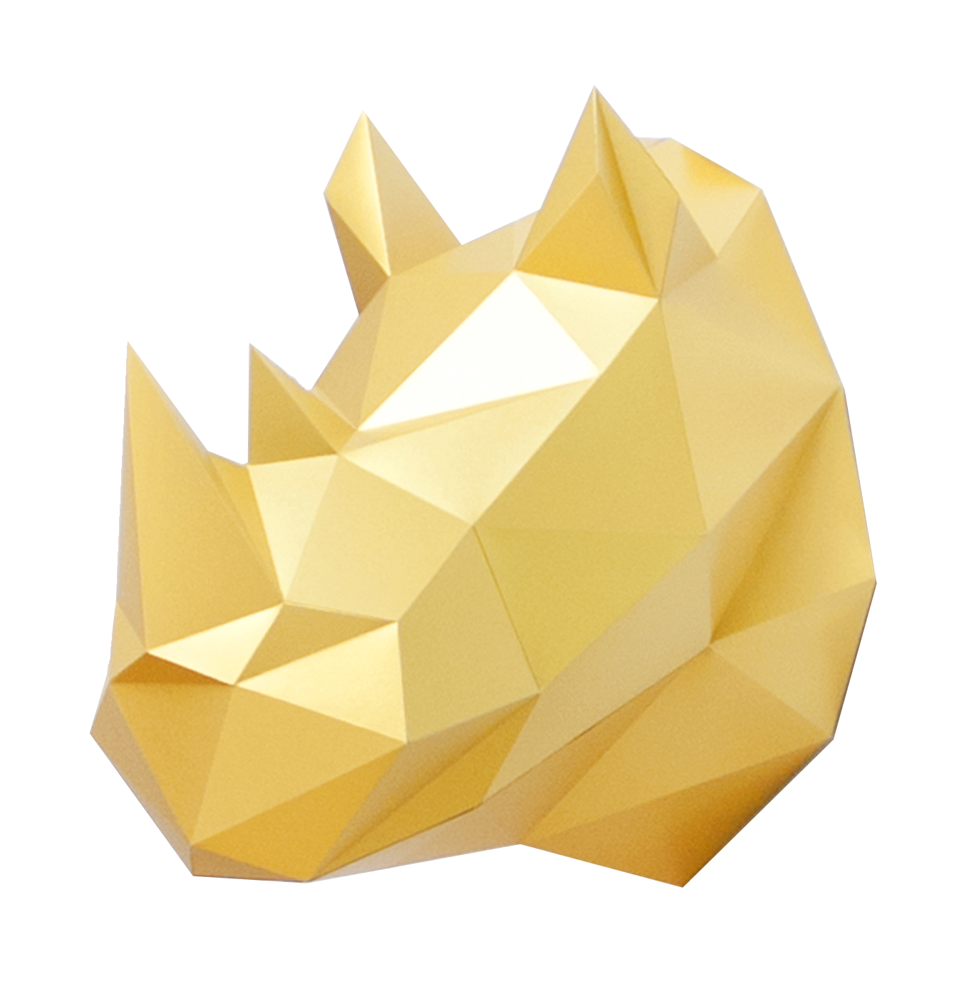 UC_Assembli DIY kit Neushoorn Goud