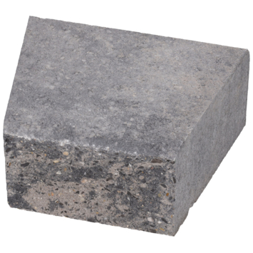 Stonewish muurblok 18,5 x 22 x 10 cm beton grijs/blauw