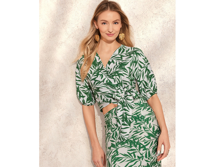 Dames wikkelblouse