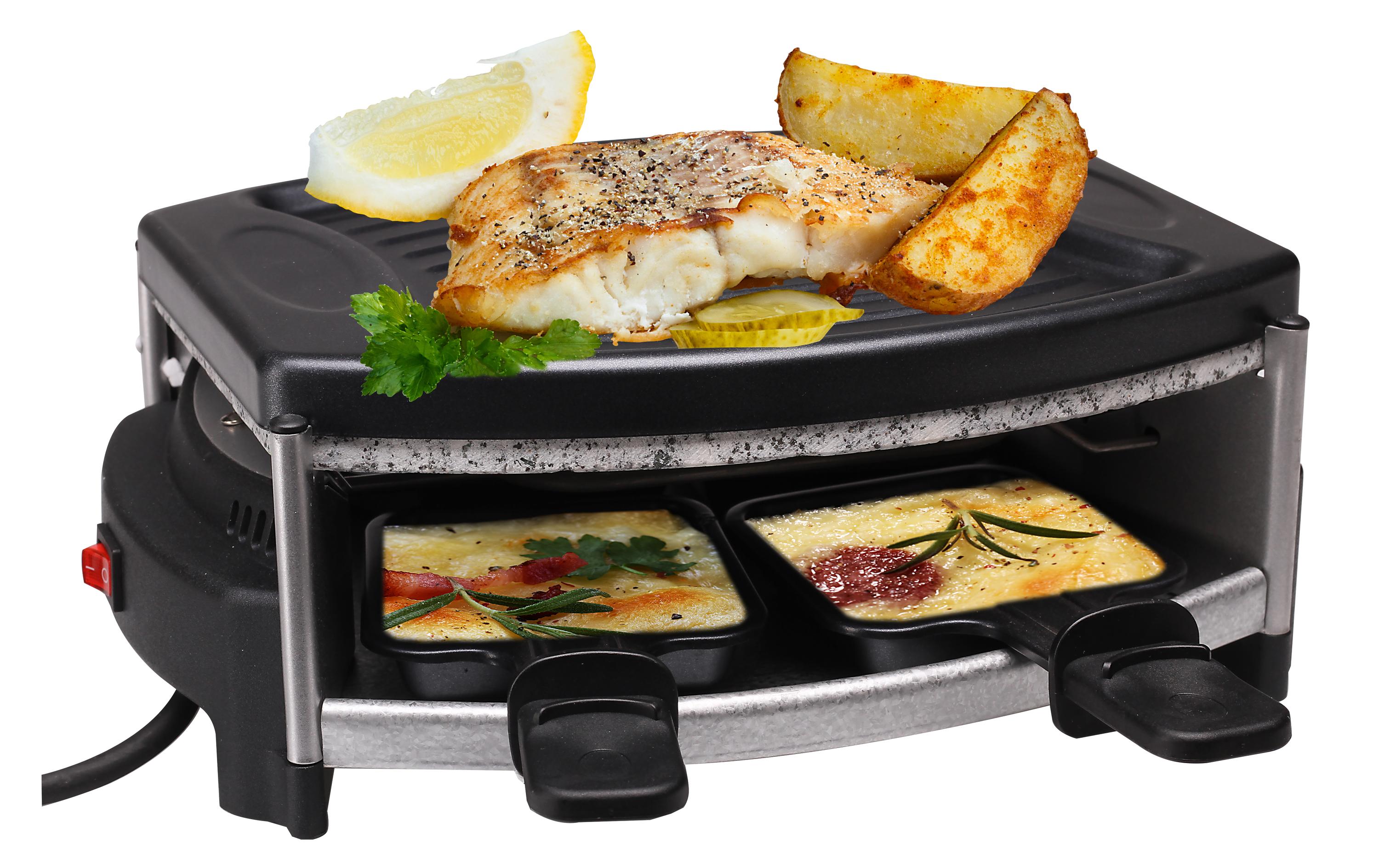 Racletteofen 4 Grill, 4 PersonenRaclette gerät für 4 Personen