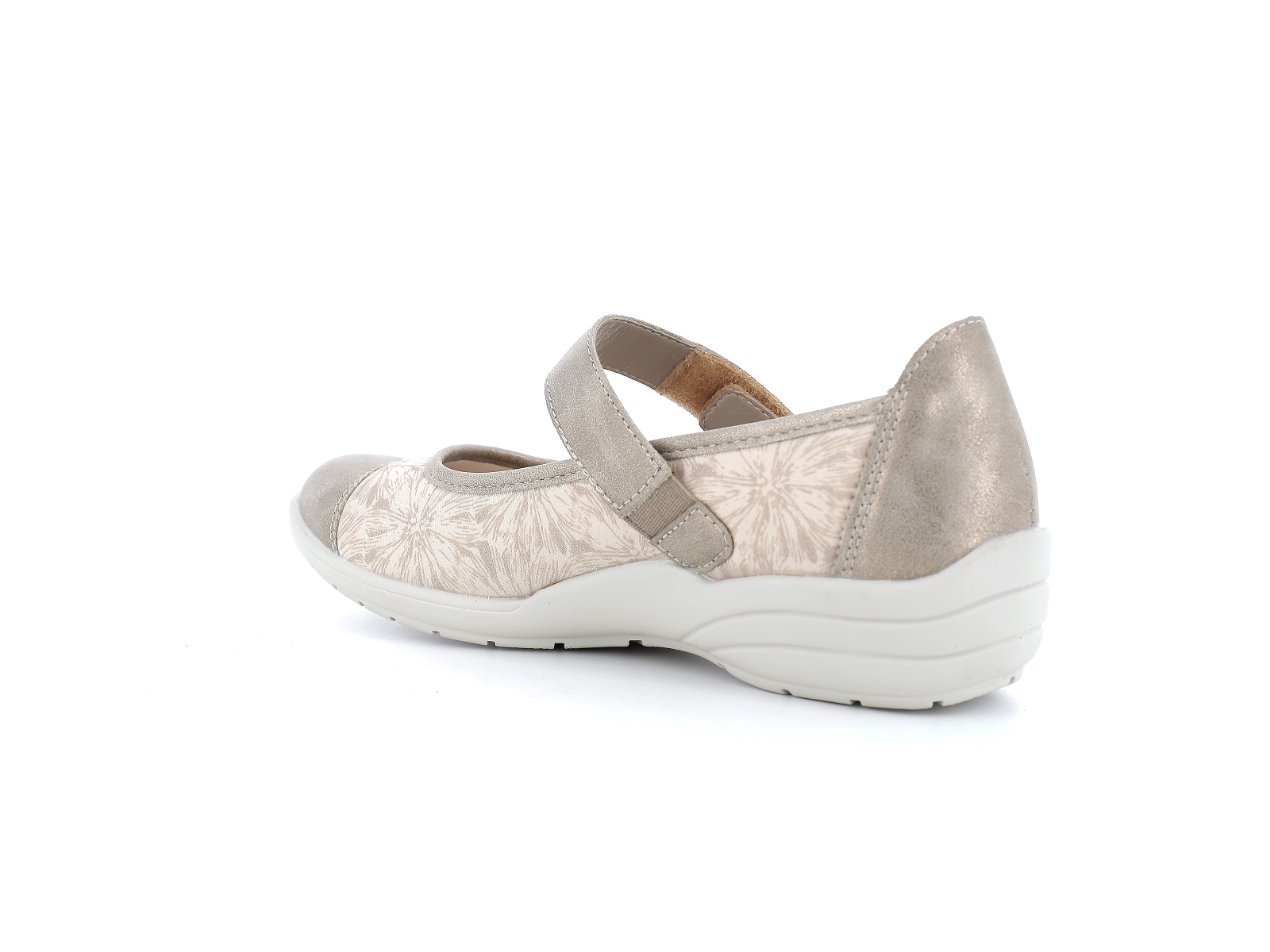 Remonte-R7627 Matières combinées Beige Or