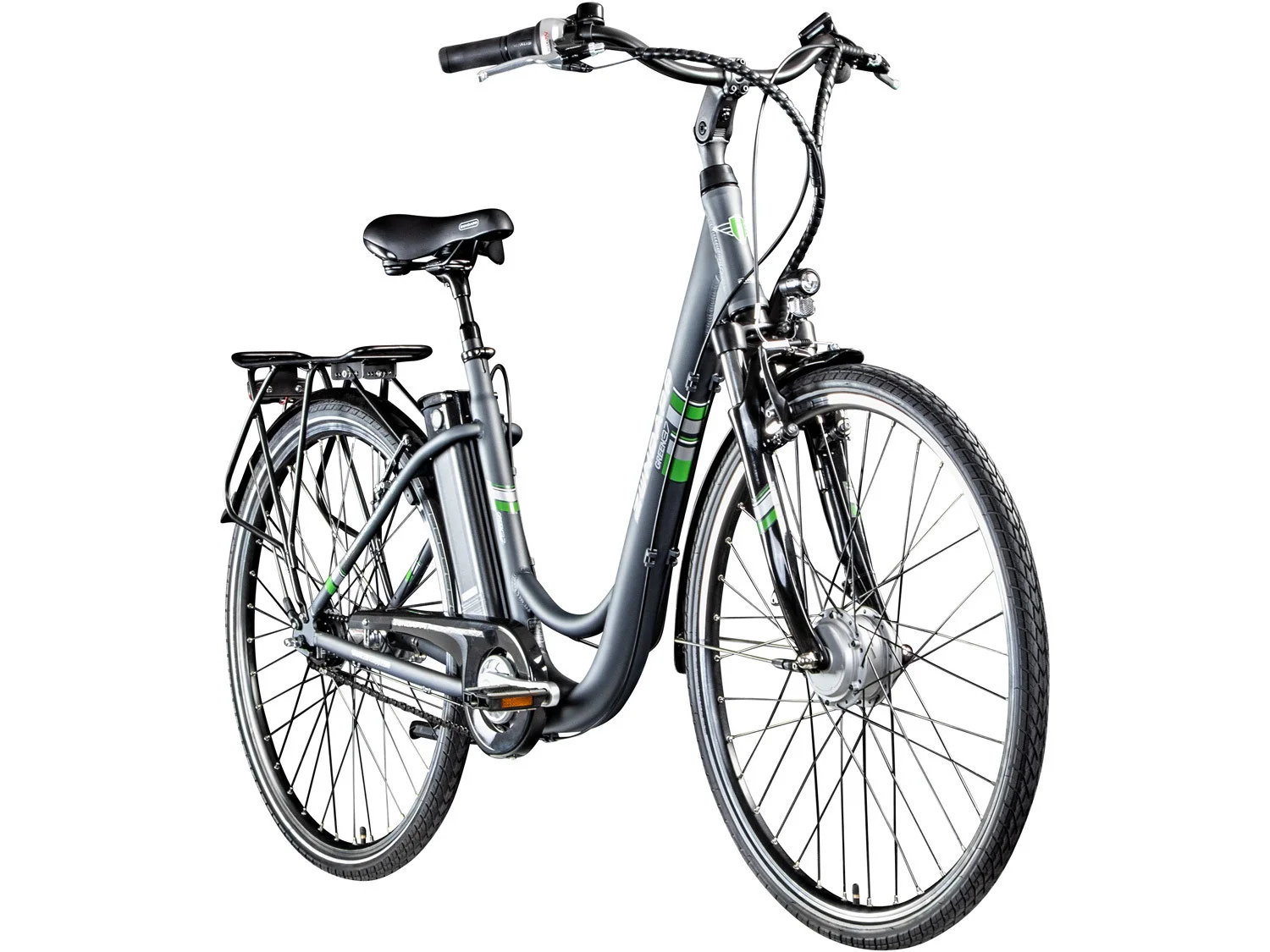 Z&uuml;ndapp E-Bike City Green 3.7, 26 oder 28 Zoll