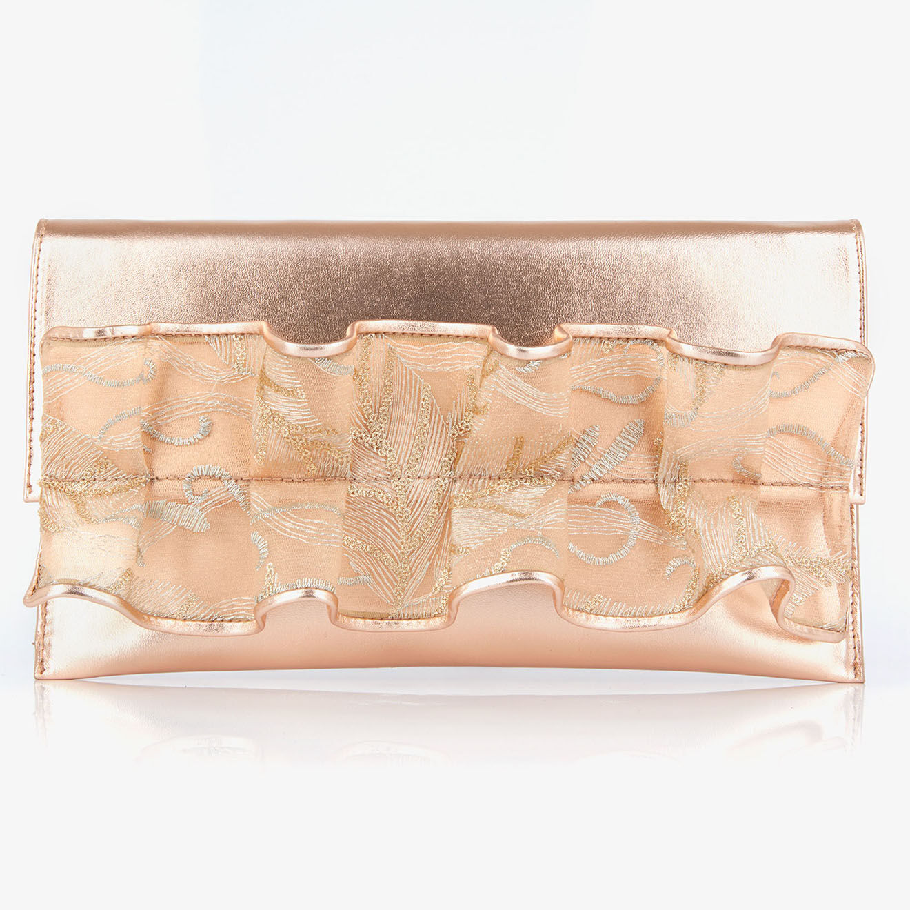 Mellow Yellow Pochette en Cuir Fymariage rose clair - 30x17 cm