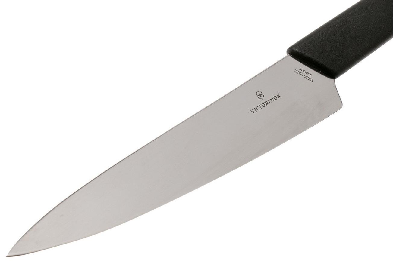 Victorinox Swiss Modern 6.9013.19B vleesmes 19 cm, zwart