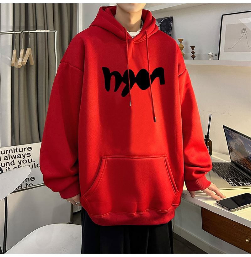 Posive - Oversized hoodie met print