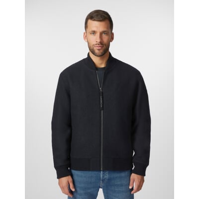 Herrenblouson Wolle, Schwarz