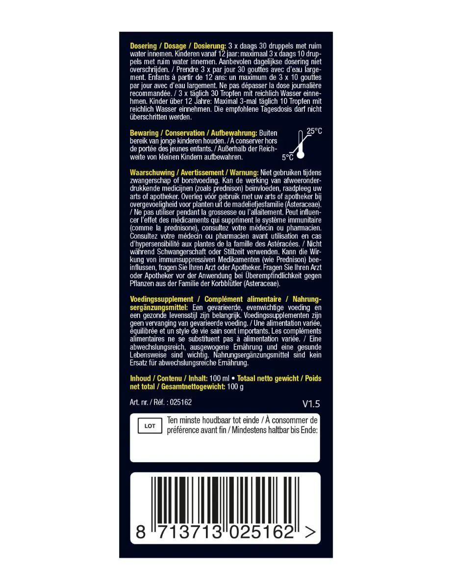 Echinacea druppels met Cat's Claw 100 ml
