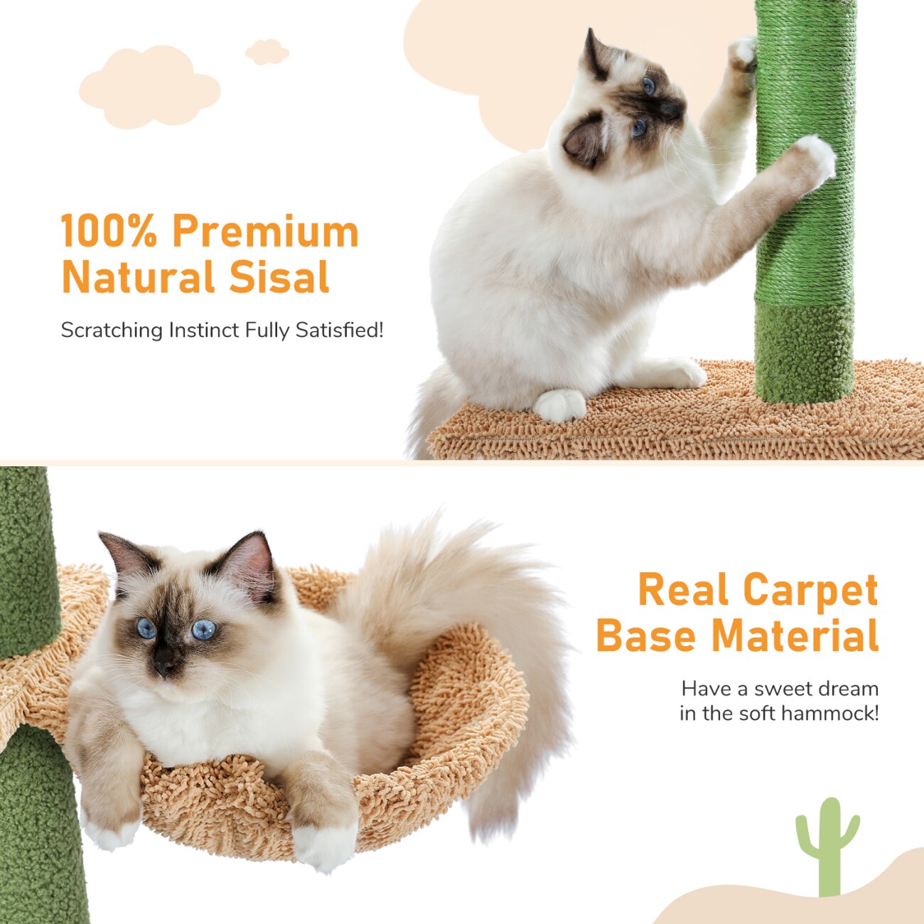 Pawz Road Kratzbaum deckenhoch grün