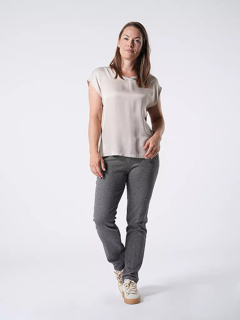 RAPHAELA BY BRAX Businesshose Super Slim Fit LILLYTH hellgrau