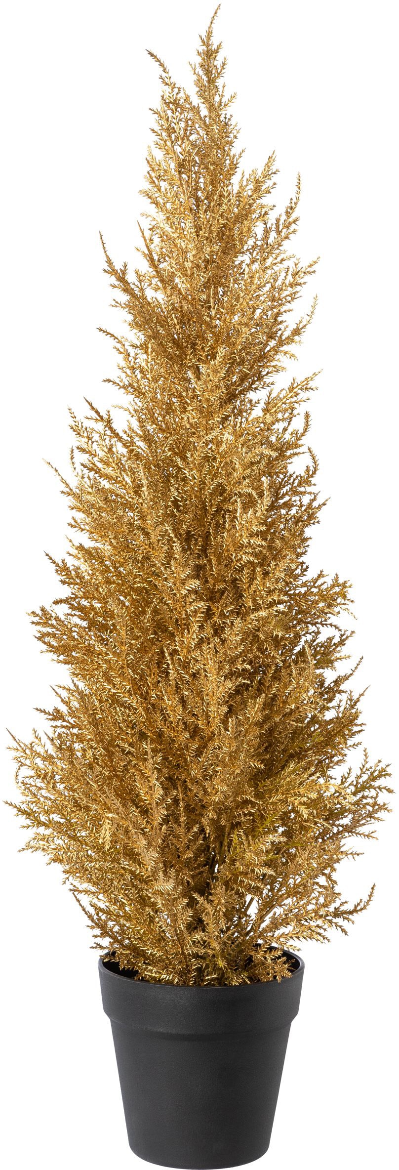Creativ green Künstlicher Weihnachtsbaum mit goldener Farbgebung