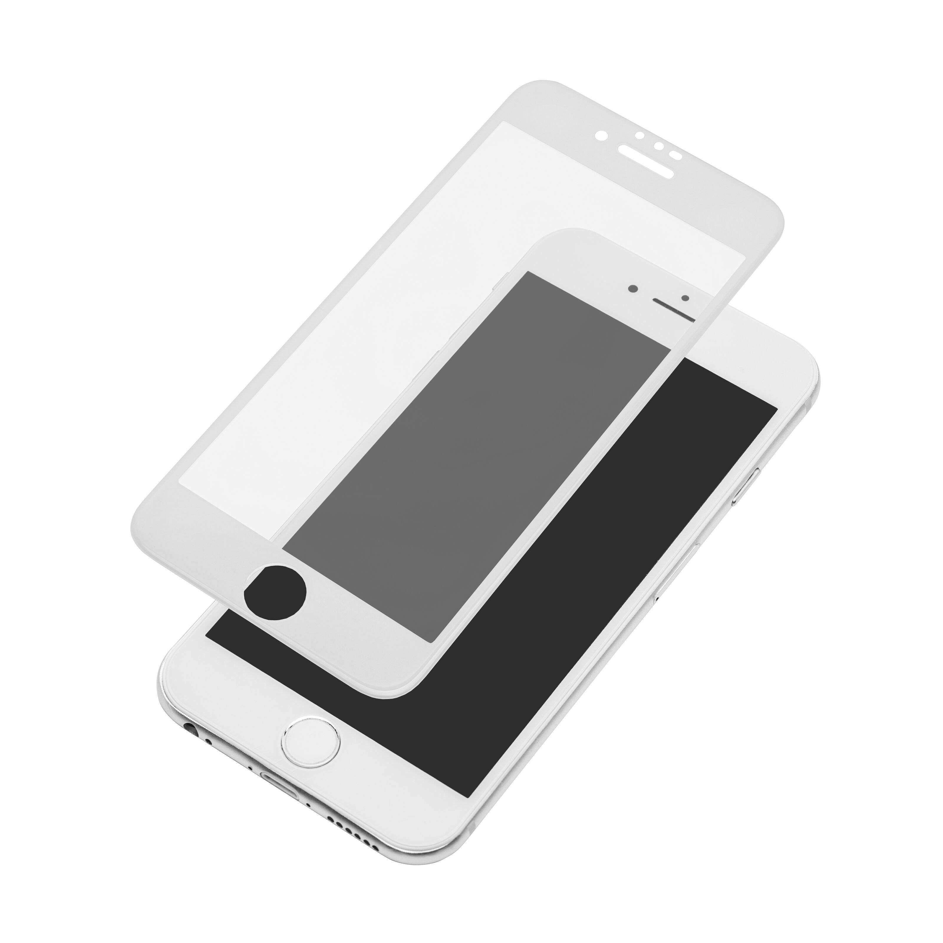 Linocell Elite Extreme Curved Skjermbeskytter for iPhone 6, 7 og 8 Hvit