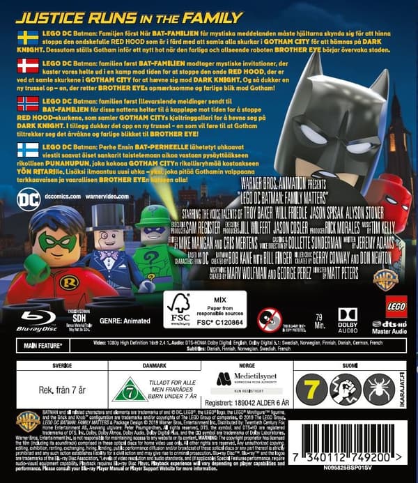 LEGO DC Batman: Family Matters (Blu-ray)