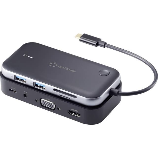 Renkforce USB-C® Mini-dockingstation RF-HUB-810 Passer