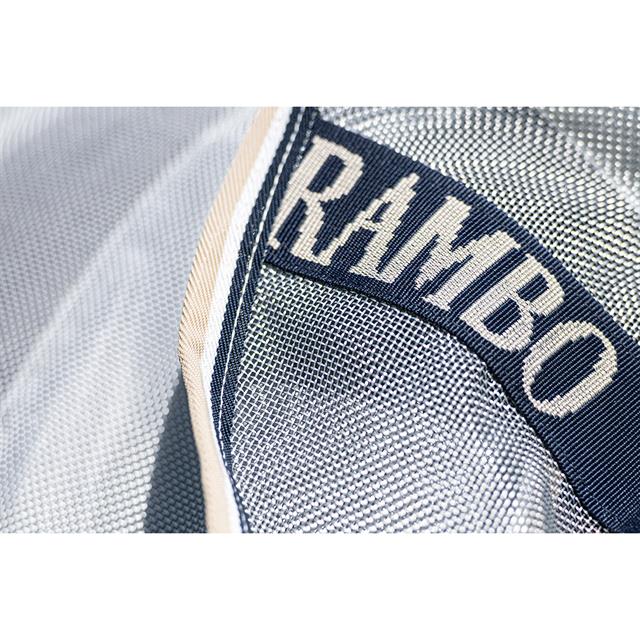 Vliegendeken Horseware Rambo Protector Met Hals Zilver-blauw