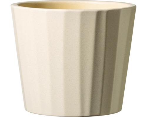 Soendgen keramische bloempot, 13 x 13 x 11 cm, beige