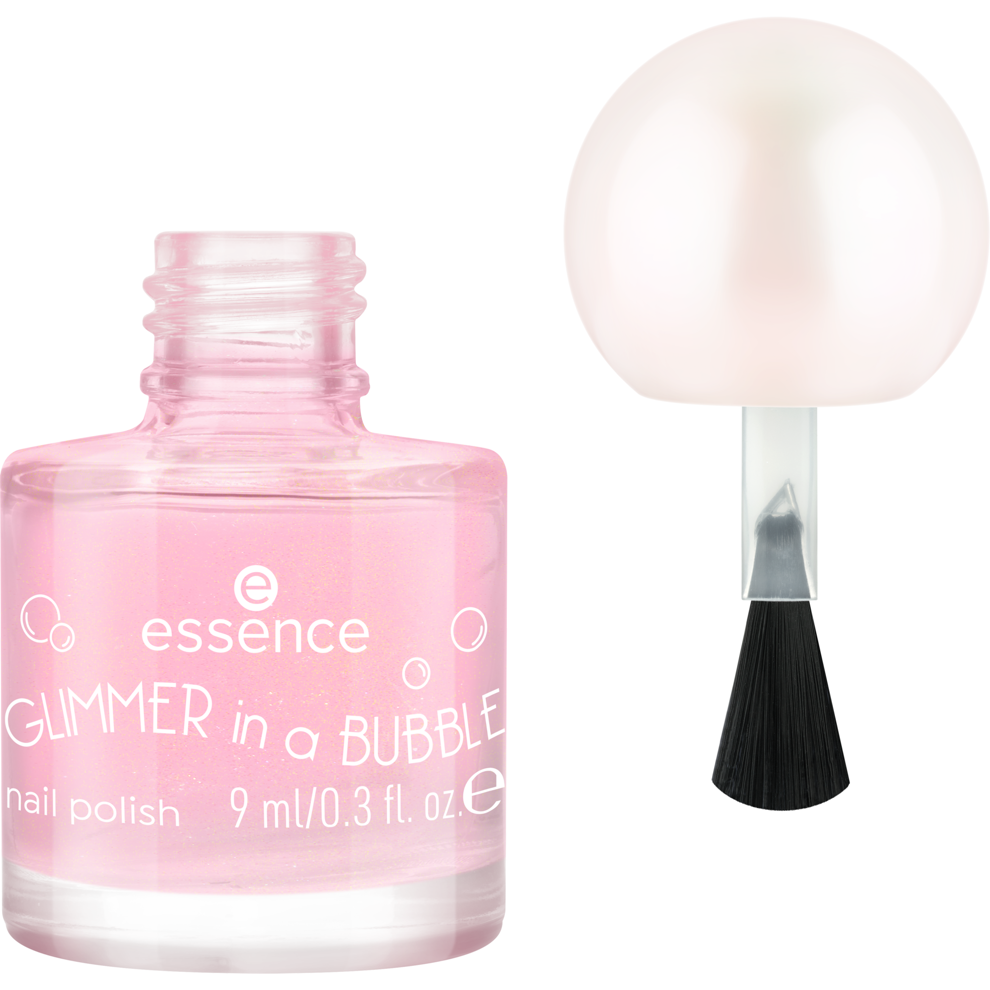 GLIMMER IN A BUBBLE nail polish