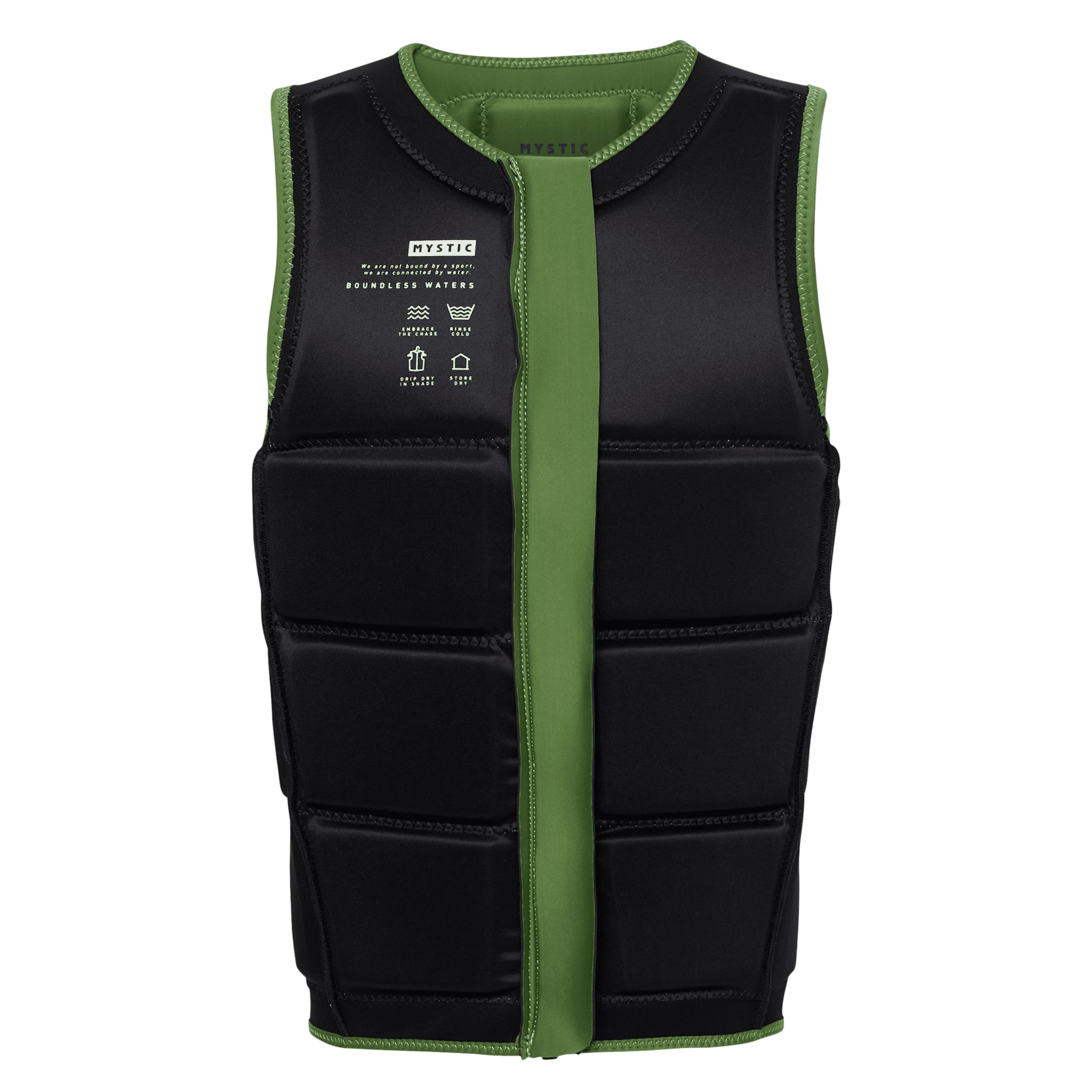 Mystic Star Impact Vest F/zip - Wake - 2025 Black