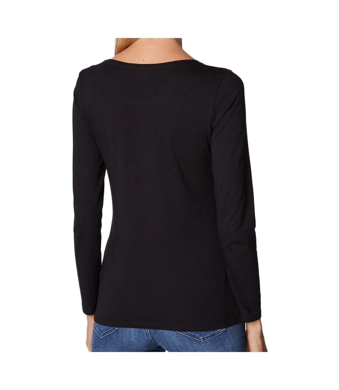 T-shirt Noir Femme Morgan Tcoeur