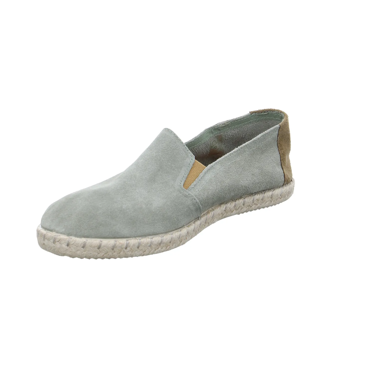 Halbschuh-Schlüpfer Olive Leder