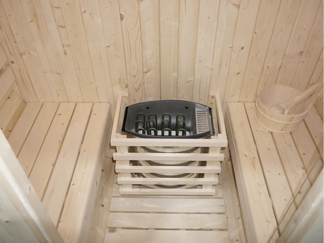 Sauna d'extérieur 2 places - L185 x P120 x H190 cm - ISOKYRO