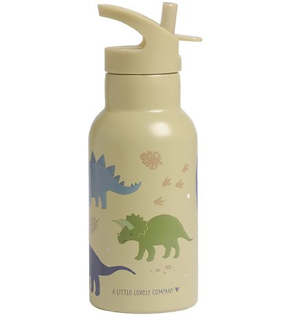 A Little Lovely Company Trinkflasche - 350 ml - Edelstahl Steel