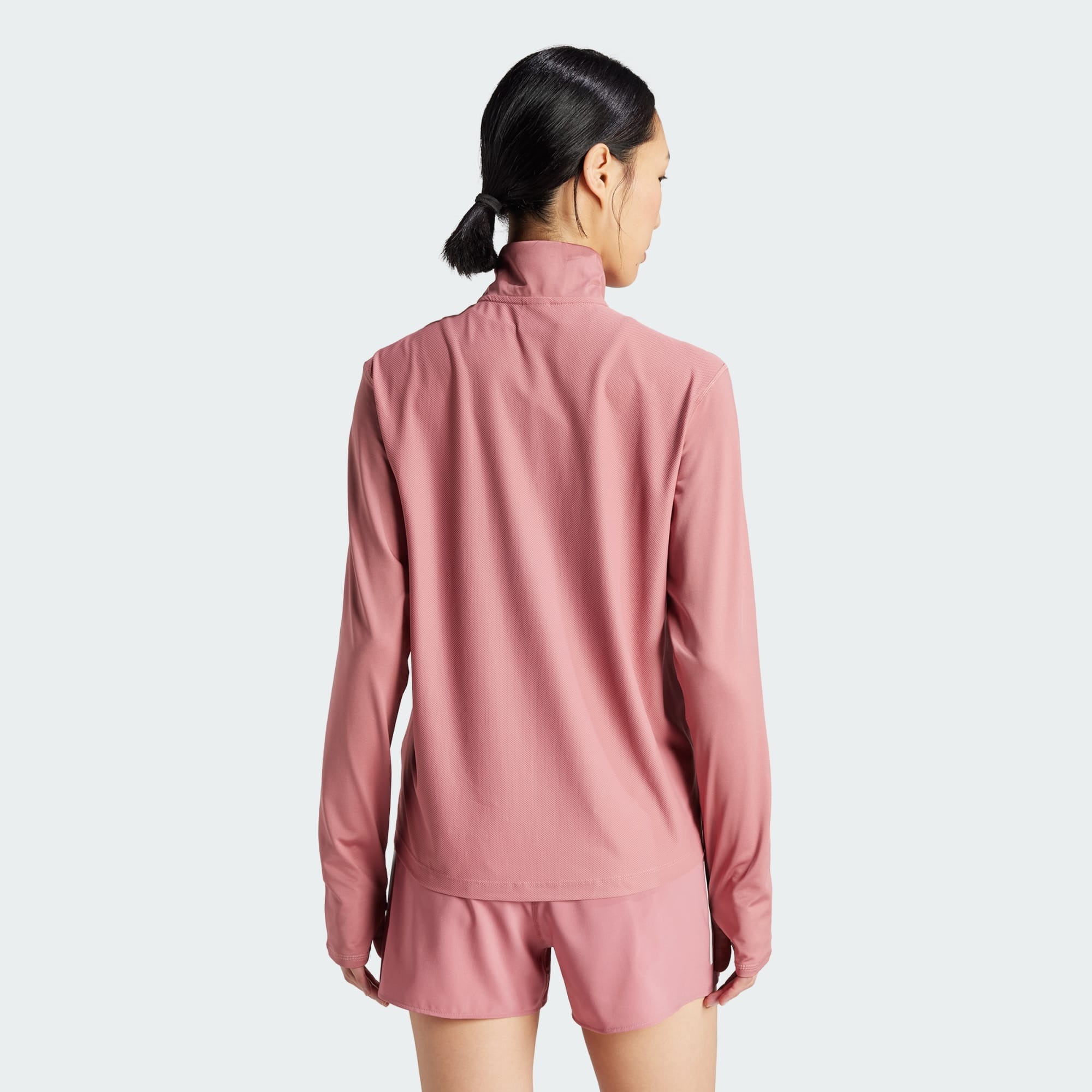 Own The Run Half-Zip Dame Preloved Crimson