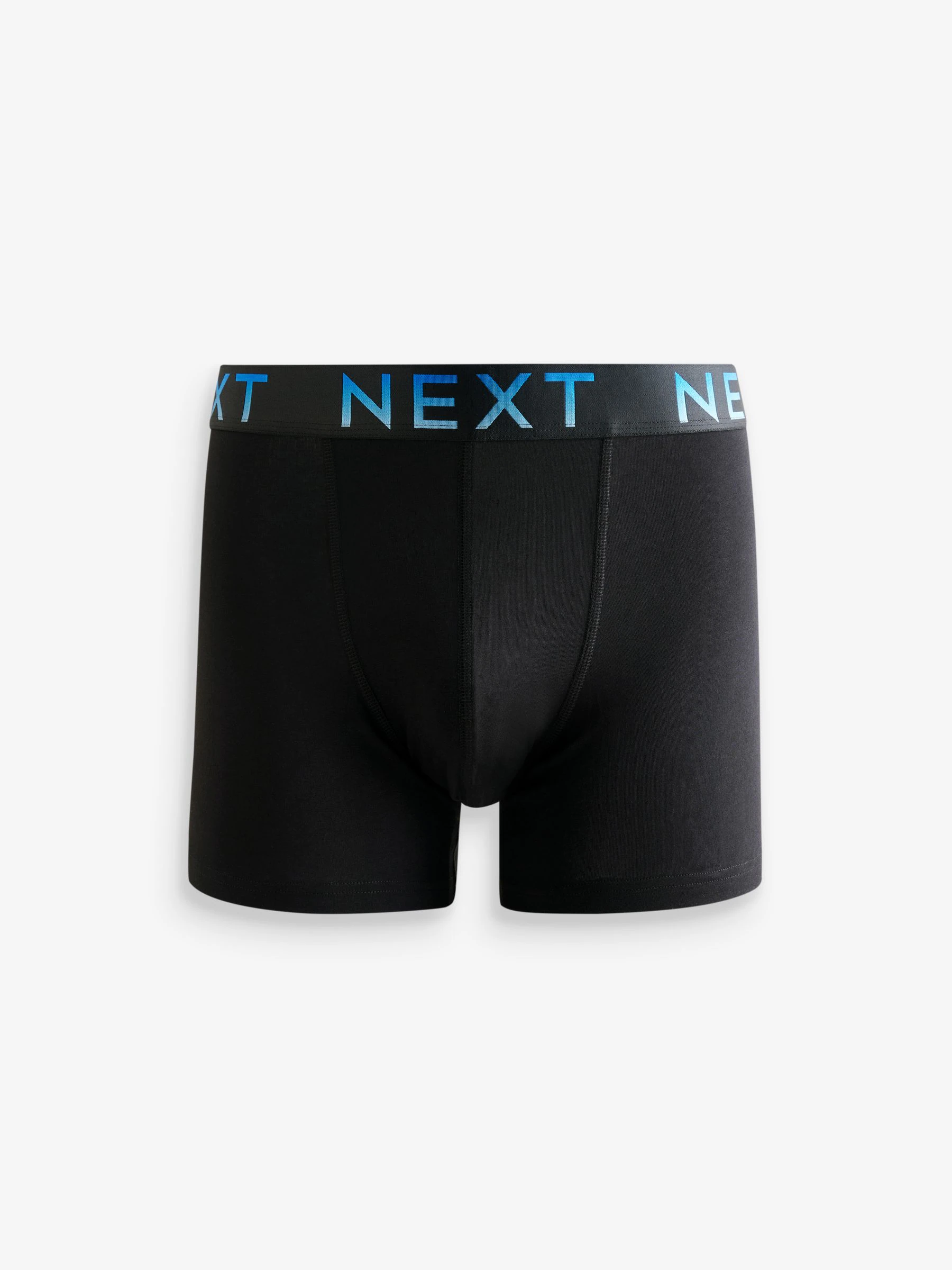 Zwart met ombré gekleurde taillebanden - Katoenrijke trunk boxershorts verpakking van 10