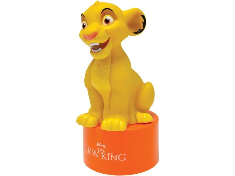 Lexibook Der König der Löwen Nachtlicht-Lautsprecher Gelb/O Angenehmes Nachtlicht mit 3D Figur