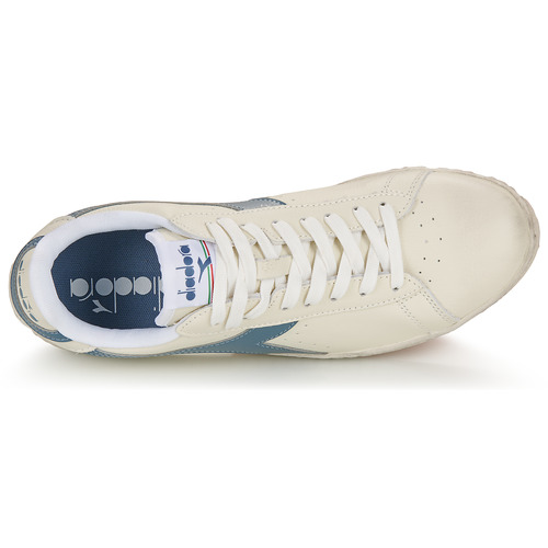 Diadora - GAME LOW  WAXED - Blanc / Bleu