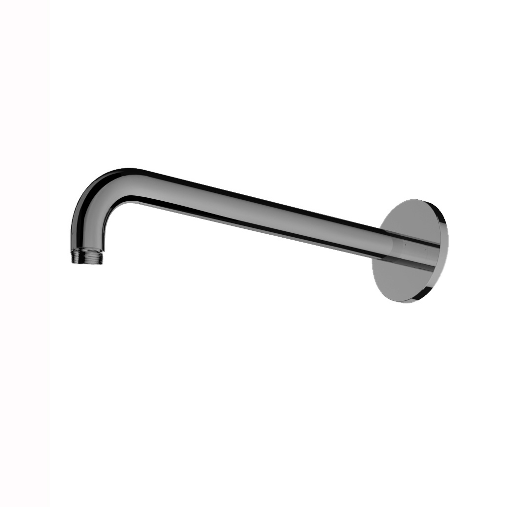Hotbath Cobber Douchearm Wandmontage 40cm Zwart Chroom CB450