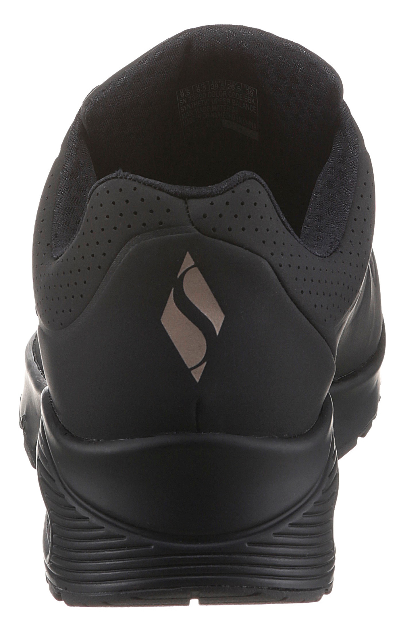 Skechers Wedgesneaker »Uno - Stand on Air«  Freizeitschuh, Halbschuh, Schnürschuh mit feiner Perforation