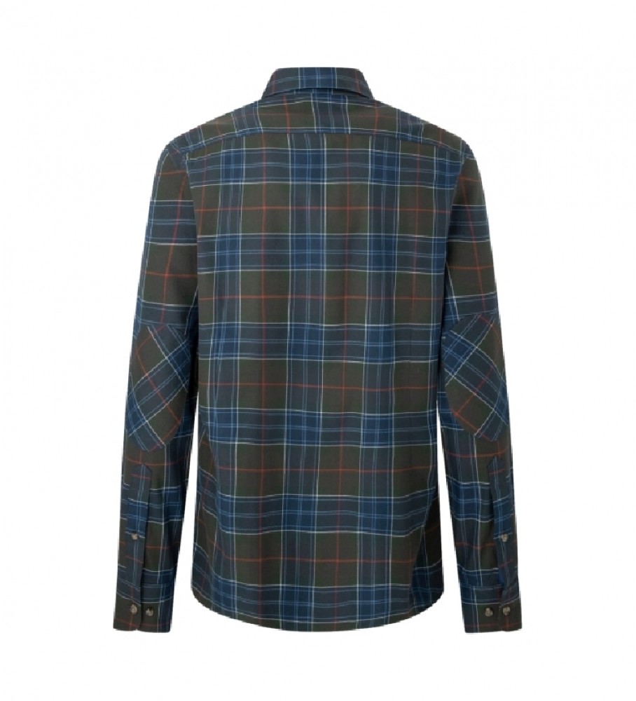 Camisa xadrez verde Hackett