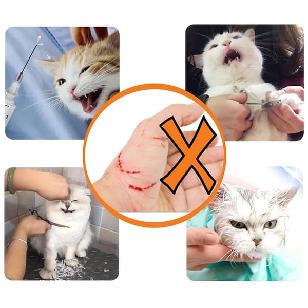 INF Kattenekurv for trimming og behandling Hvit  M