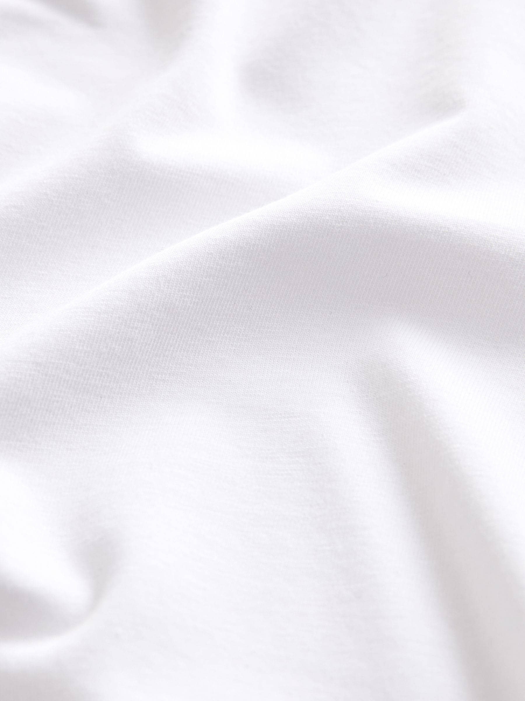 Wit - Aansluitend must-have T-shirt met ronde hals
