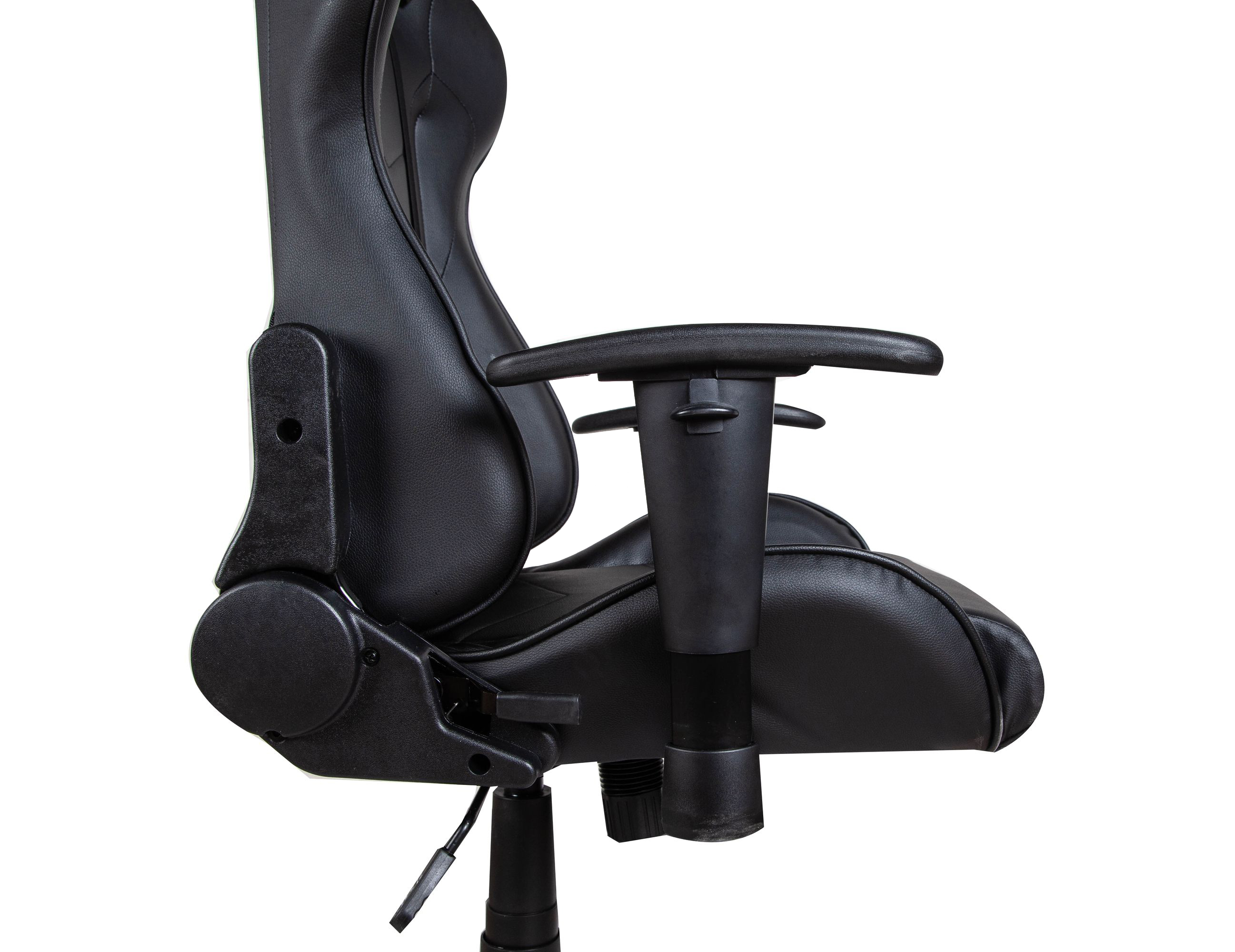 Gamingstuhl Bürostuhl Leder LIMITLESS schwarz