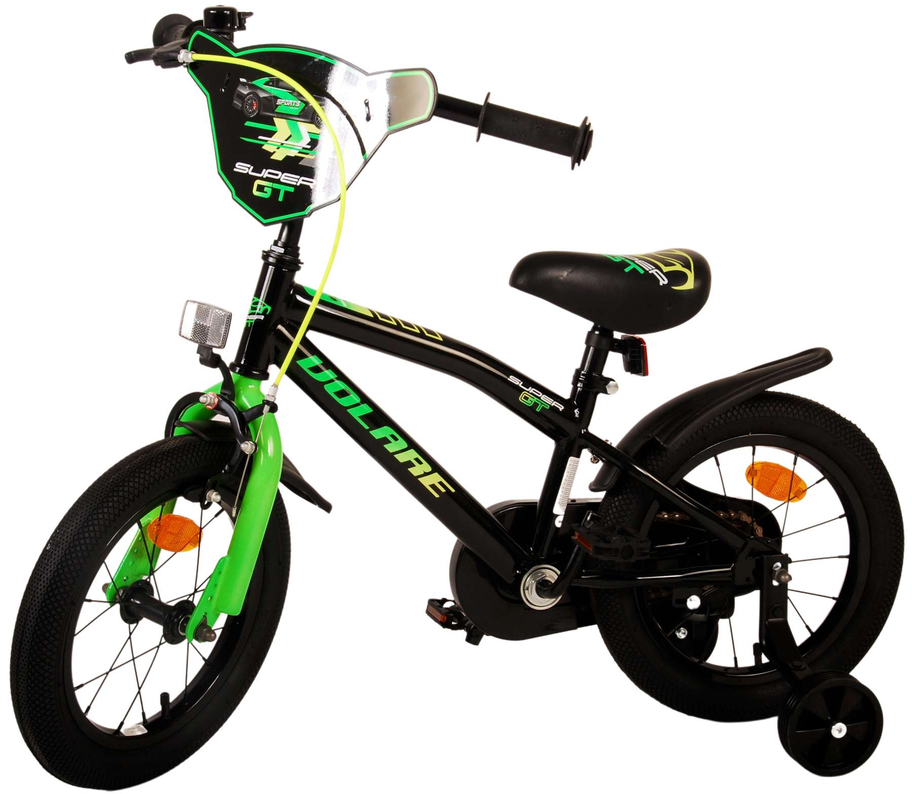 TPFSports Super GT Kinderfahrrad - Jungen - 14 Zoll - Rücktritt + Handbremse - Blau