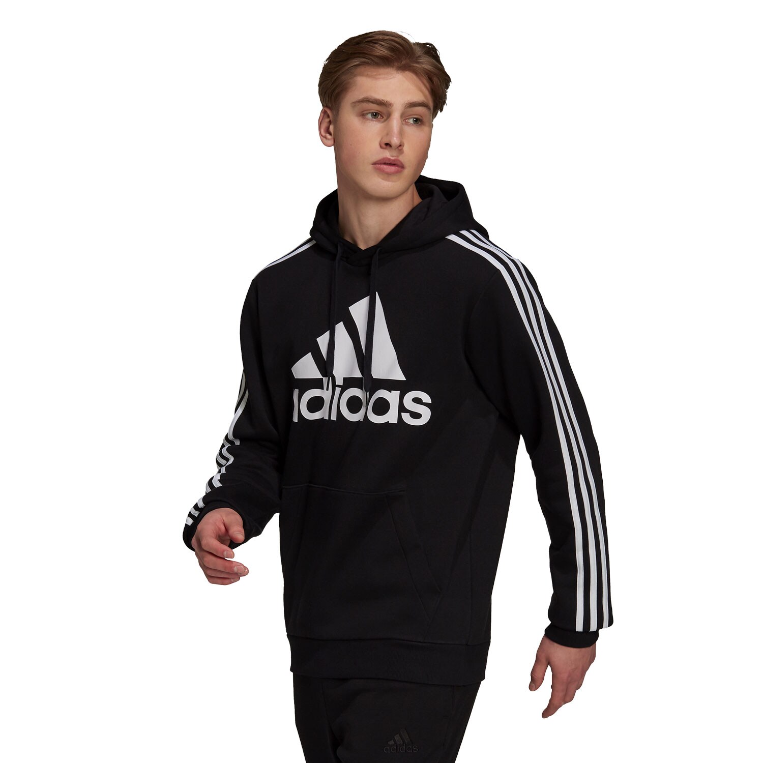 adidas Essentials Fleece 3-Streifen Logo Herren Hoodie
