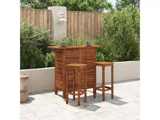 Table de bar 110 x 50 x 105 cm Bois d'acacia massif