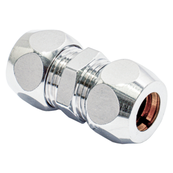 Sanivesk Knel Recht 10x10mm Chroom