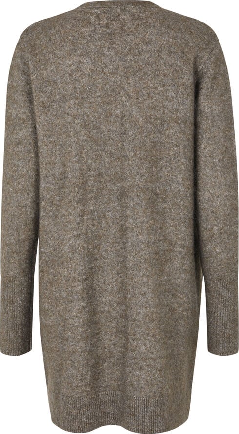 Second Female Brook Mohair Blend Knit Cape Chocolate chip