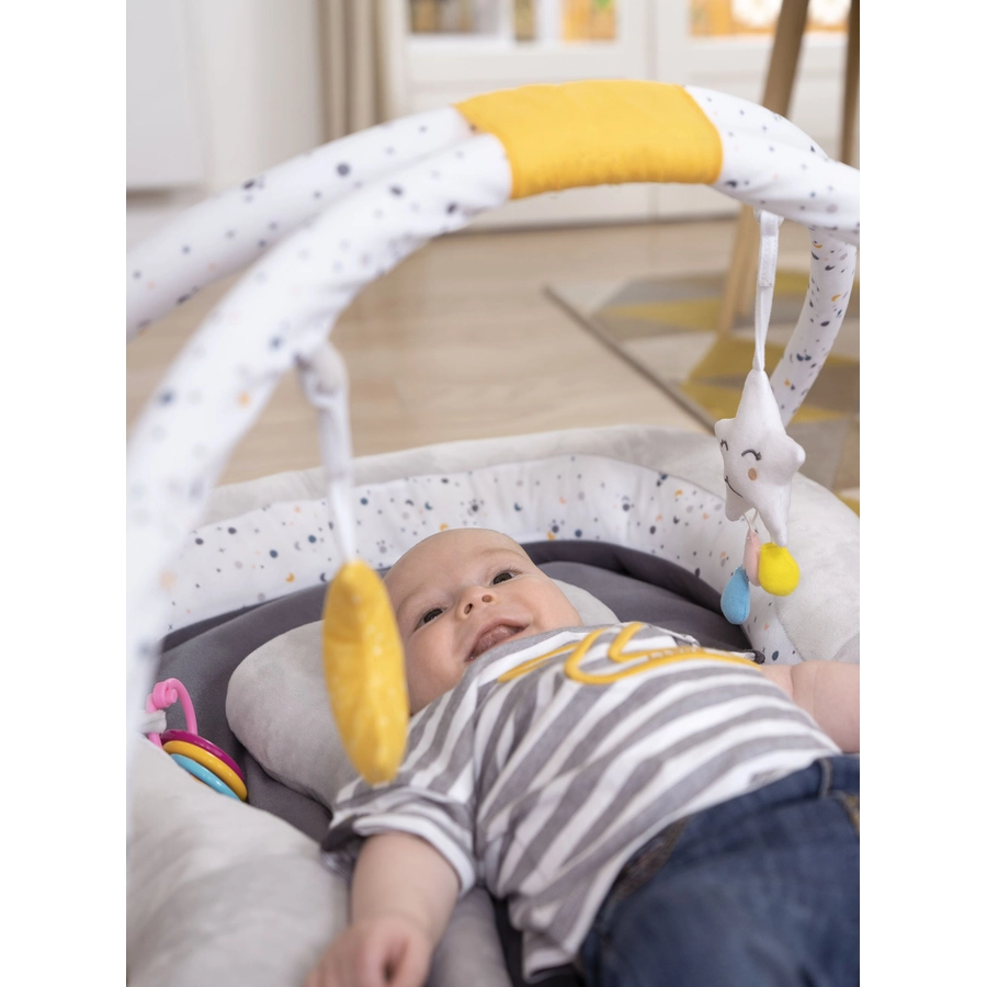 badabulle Krabbeldecke mit Spielbogen Moonlight