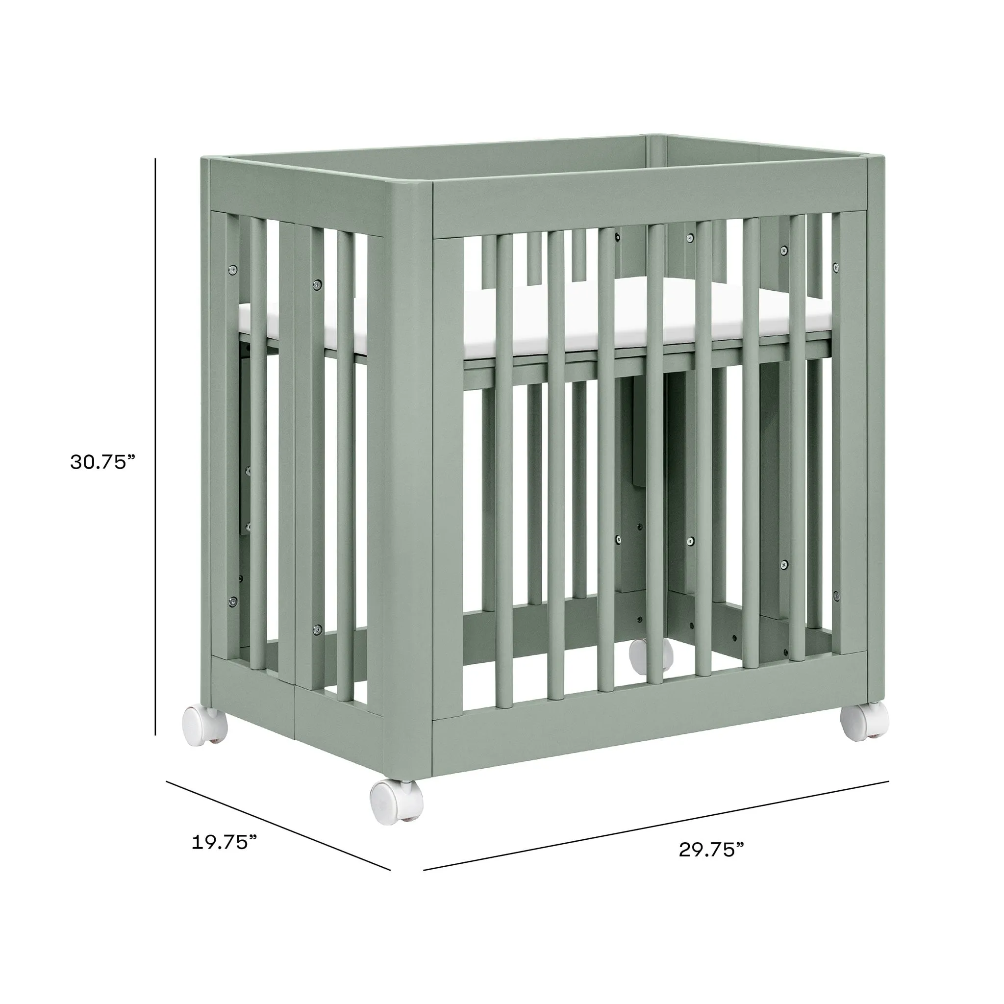 Babyletto Couchette Convertible 8 en 1 Yuzu  - Sauge