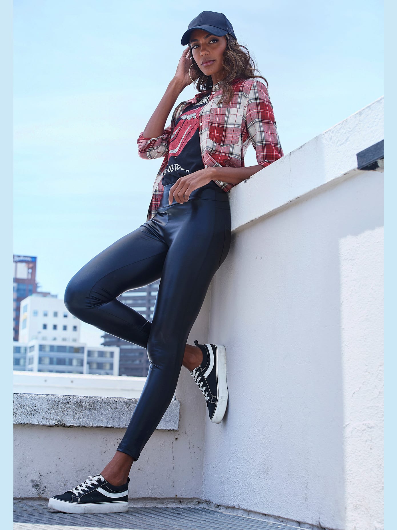 Legging à imprimé brillant