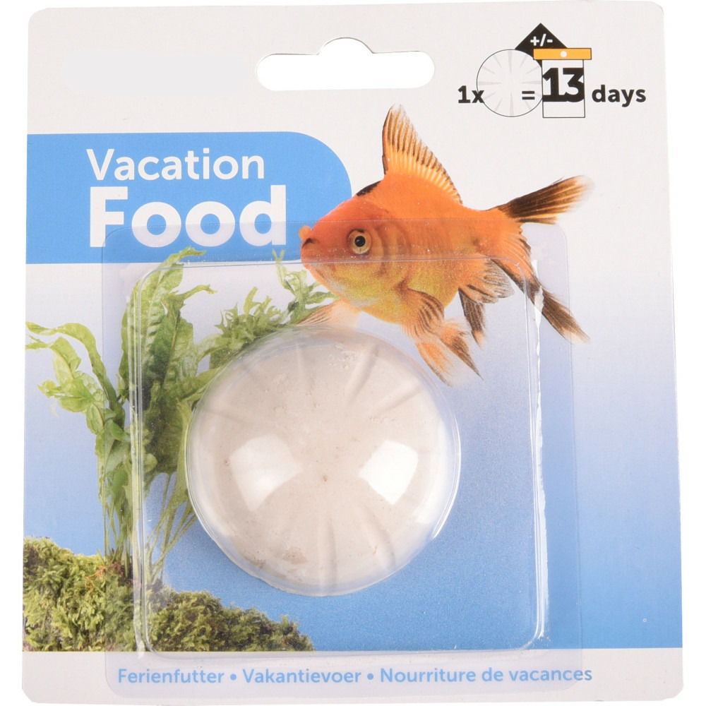 1 bloc alimentaire vacances pour les poissons, aquarium