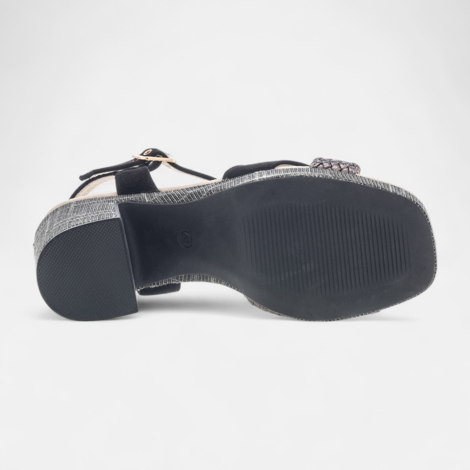 Nu-pieds à talon Femme noir