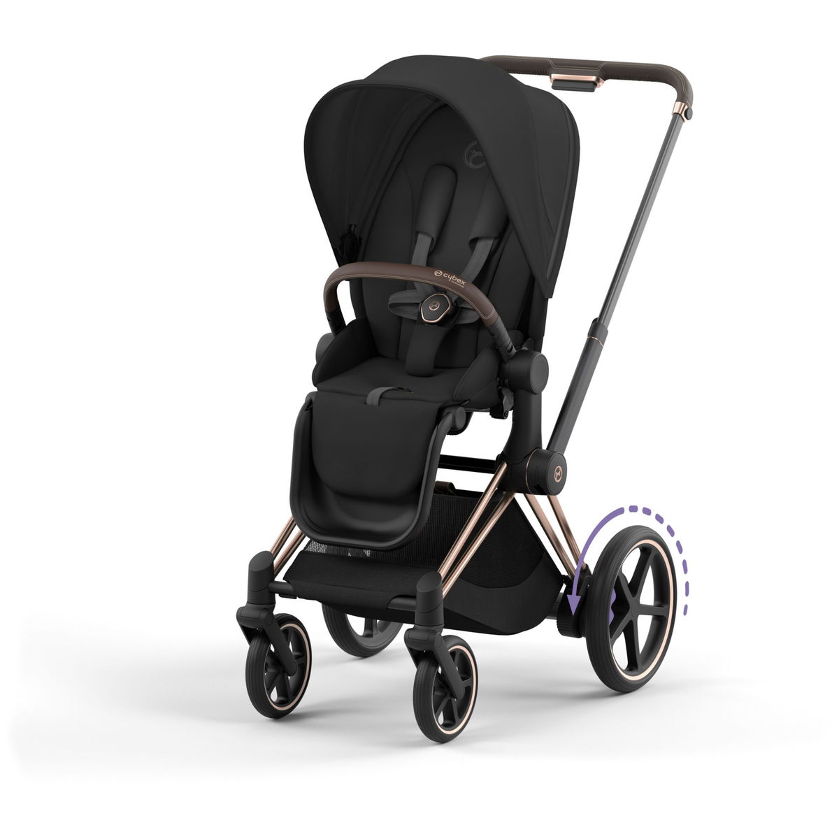 CYBEXCYBEX   ePriam 2.0 Rosegold Kinderwagen sepia black black
