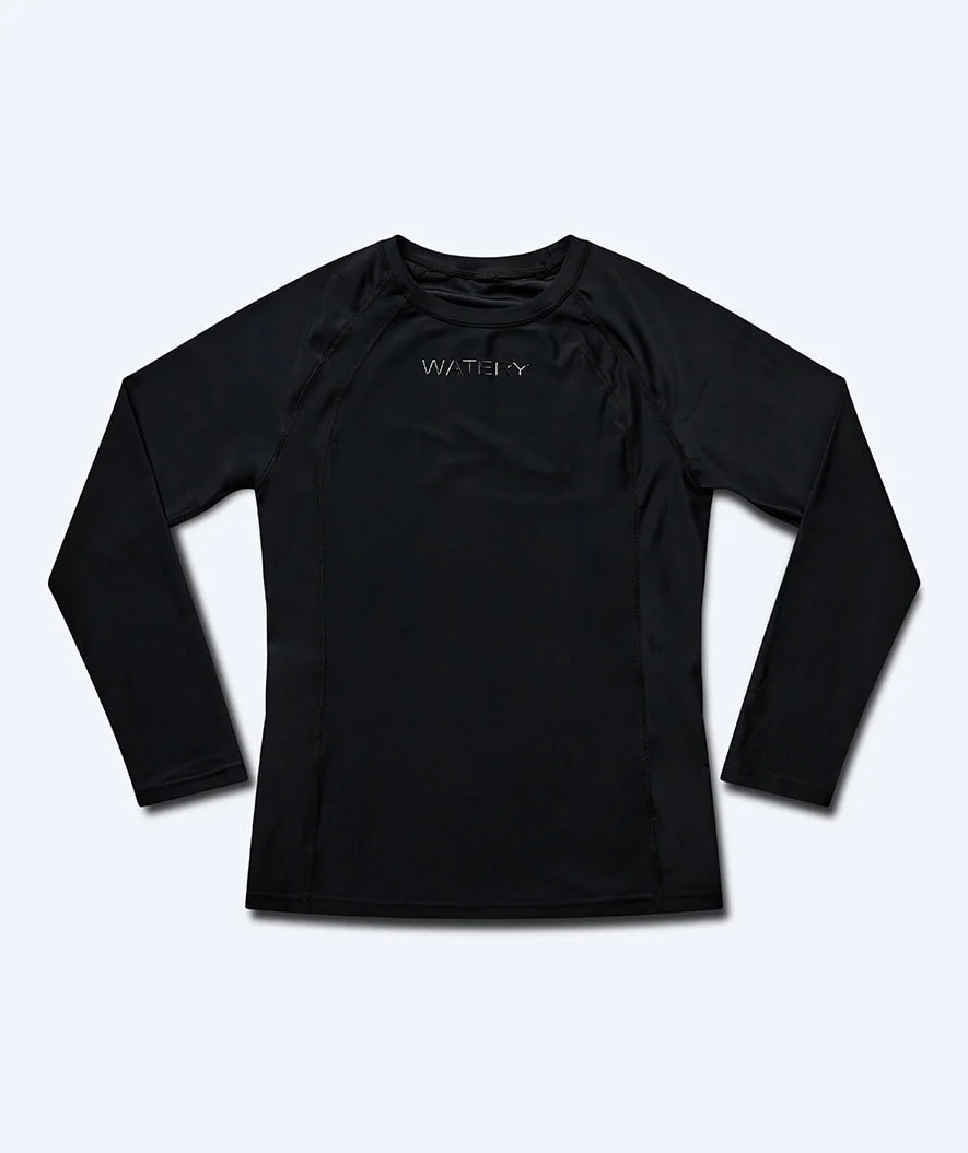 Watery UV-trøje til kvinder - Remington Langærmet Rashguard - Sort