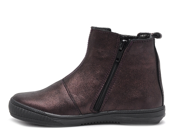 Bopy boots bottine enfant samalo enfant bordeaux
