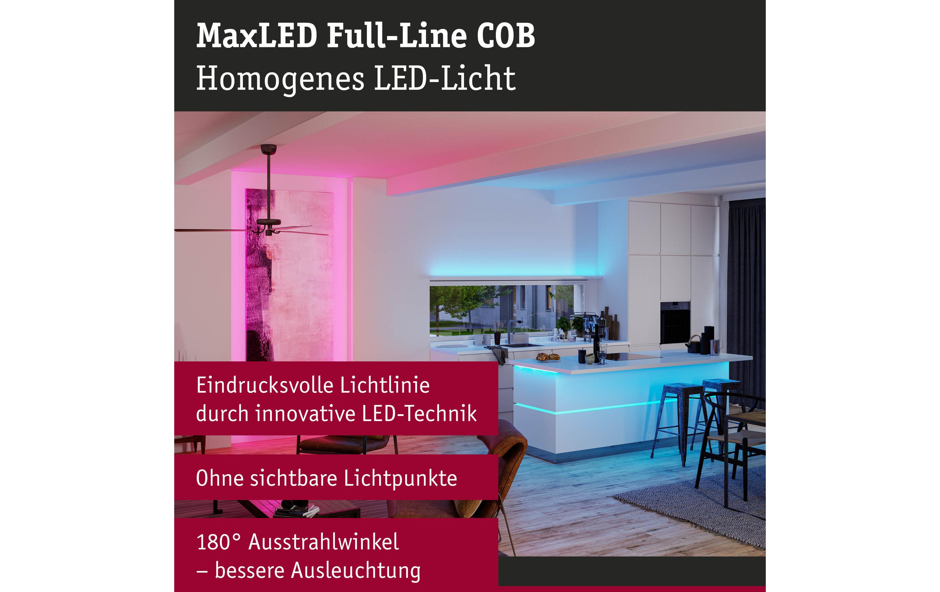 MaxLED 500 LED Strip Full-Line COB 3 mLight Stripes